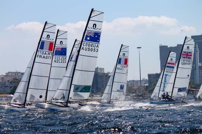 2014 Aquece Rio -  Nacra 17 fleet © ISAF 